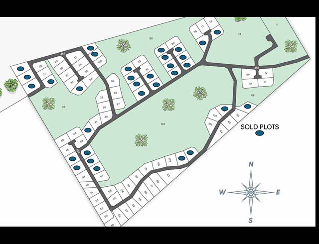 2,500M² VACANT LAND FOR SALE IN KABELJAUWS